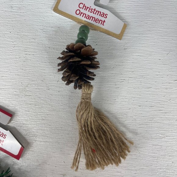Holiday Style 6 Ft Pinecone Garland Rustic Christmas Ornaments Tree Decorations - Picture 5 of 9